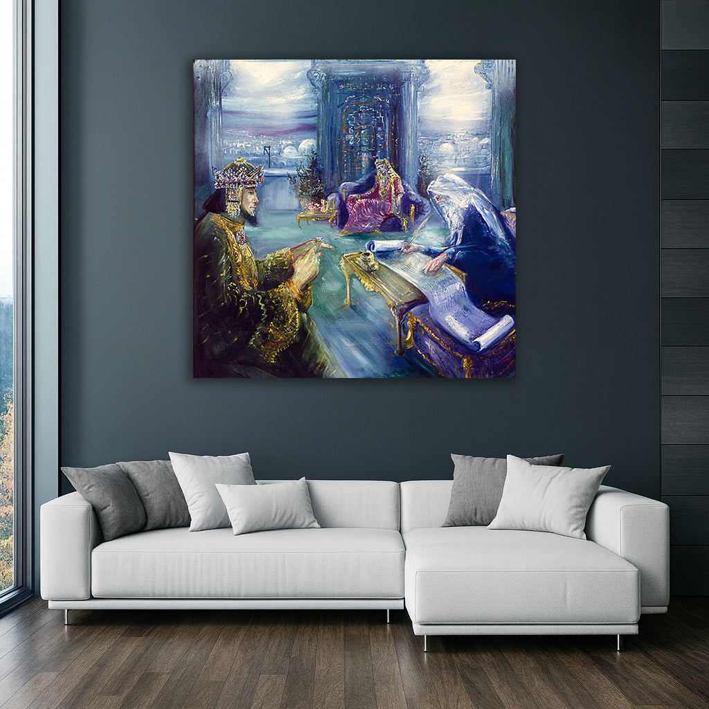 The king removes his ring