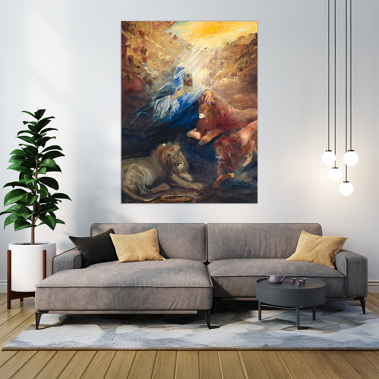 Daniel in the lion's den