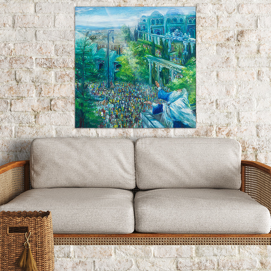 Haman the evil hangs on a tree