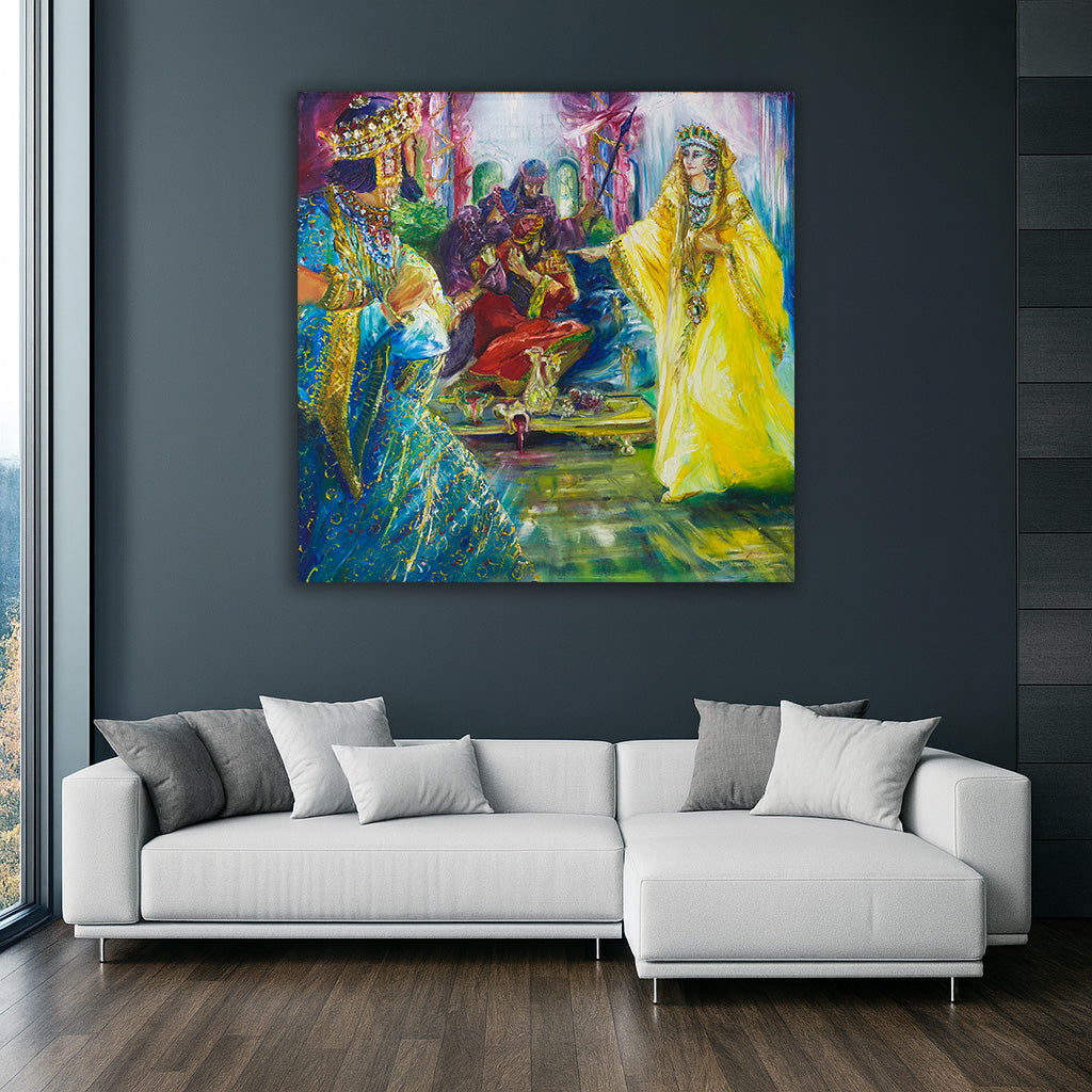 And Esther said to Ahasuerus