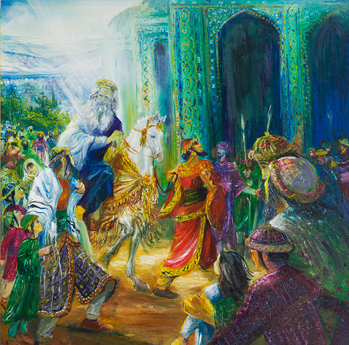 MORDECHAI LED BY HAMAN