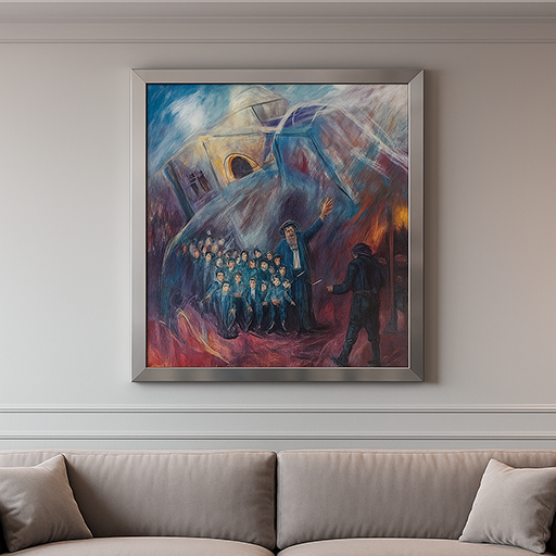 "Hidden Masterpiece by Haredi Artist Who Survived Nazi Bombings Unveiled"