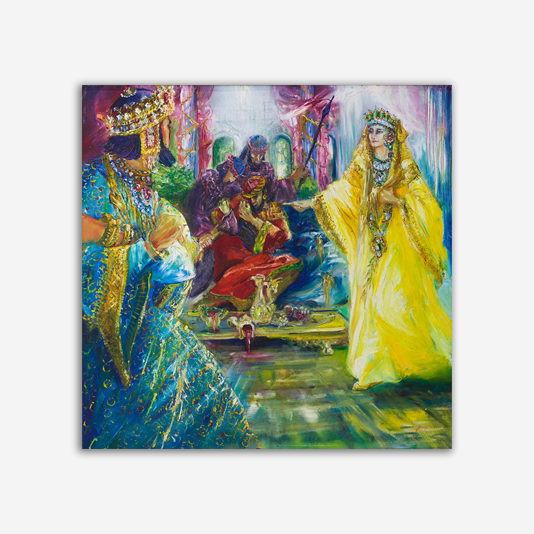 And Esther said to Ahasuerus