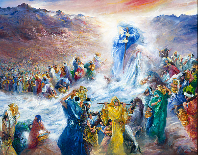 MOSES STRIKING THE ROCK