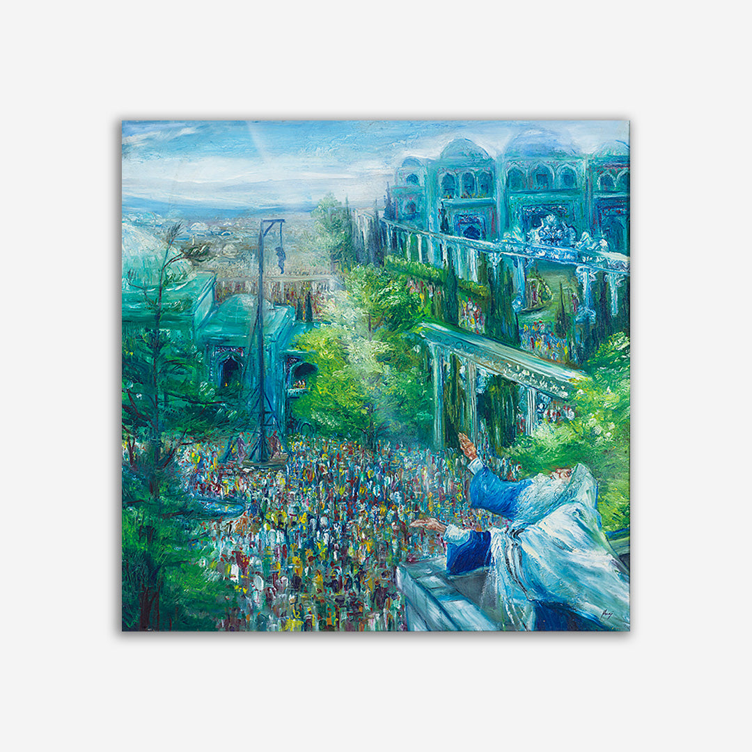 Haman the evil hangs on a tree