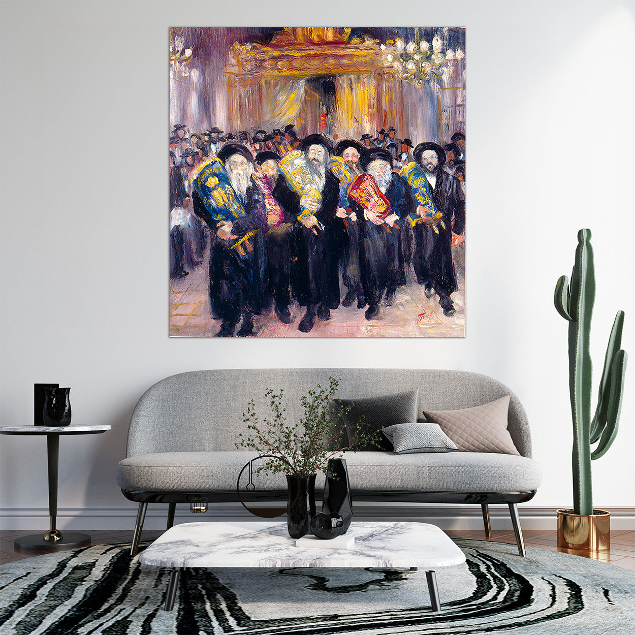 Hasidim in Simchat Tora